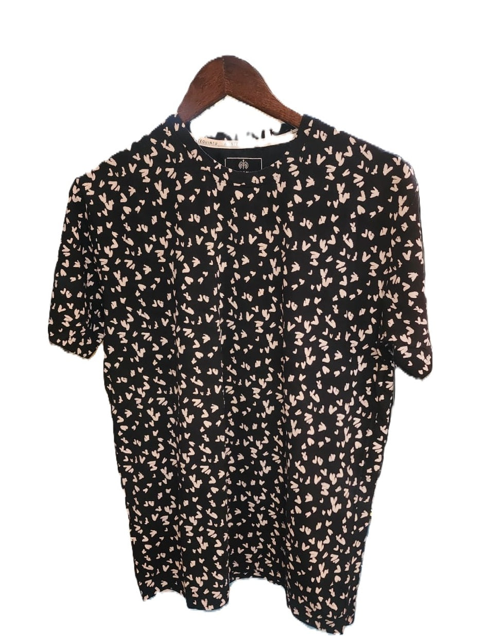 All over pattern oversized T-shirt