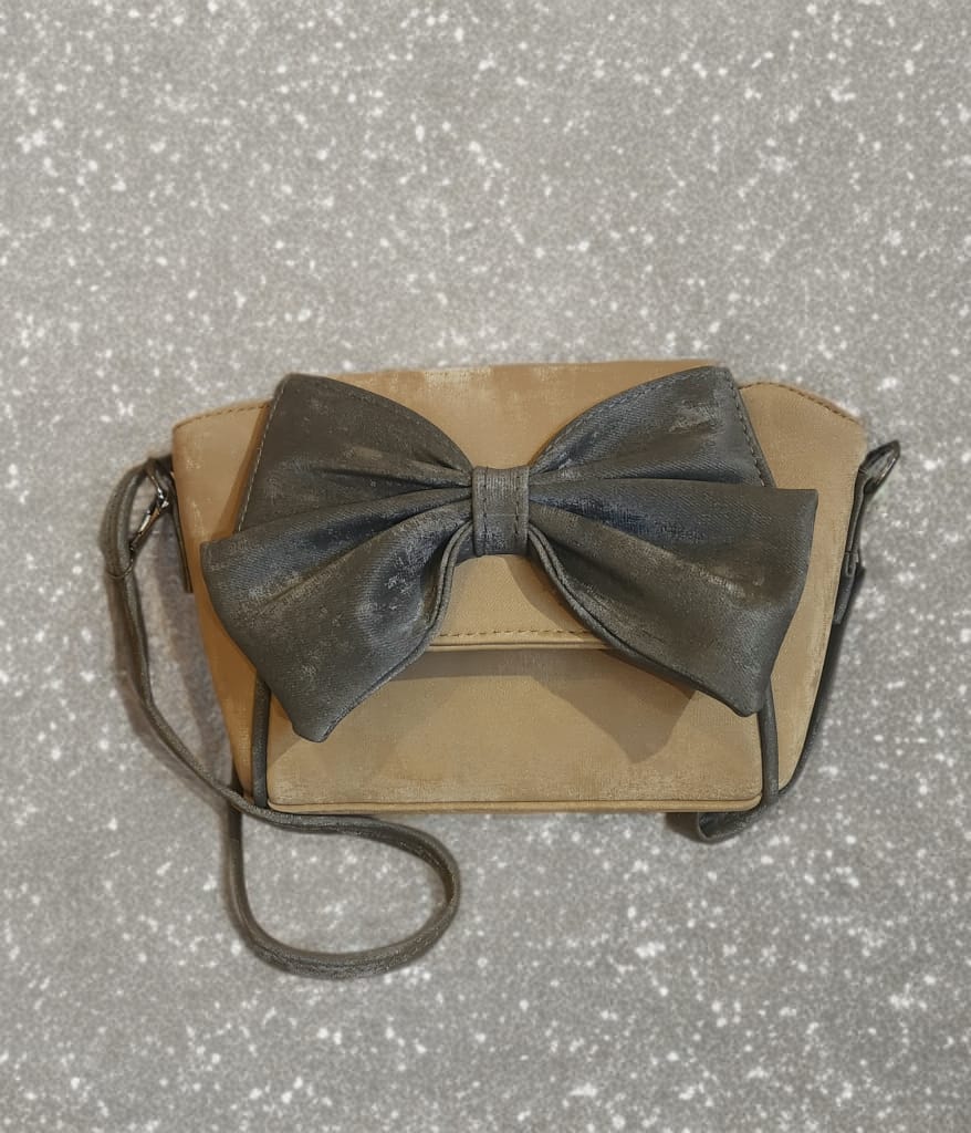 Dual Tone Bow Style Sling bags