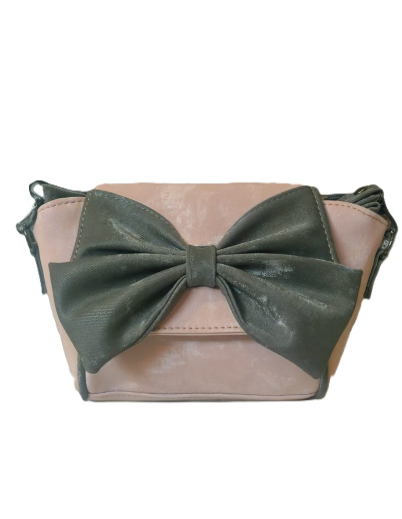 Dual Tone Bow Style Sling bags