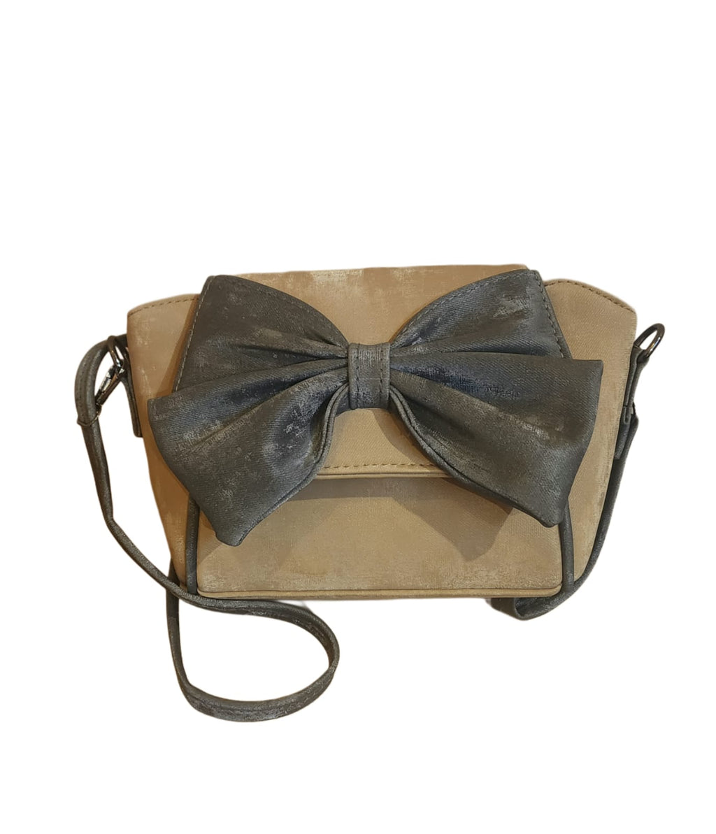 Dual Tone Bow Style Sling bags