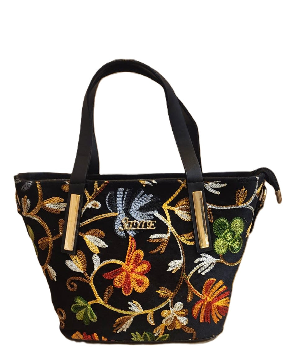 Pashmina style embroidery Bucket