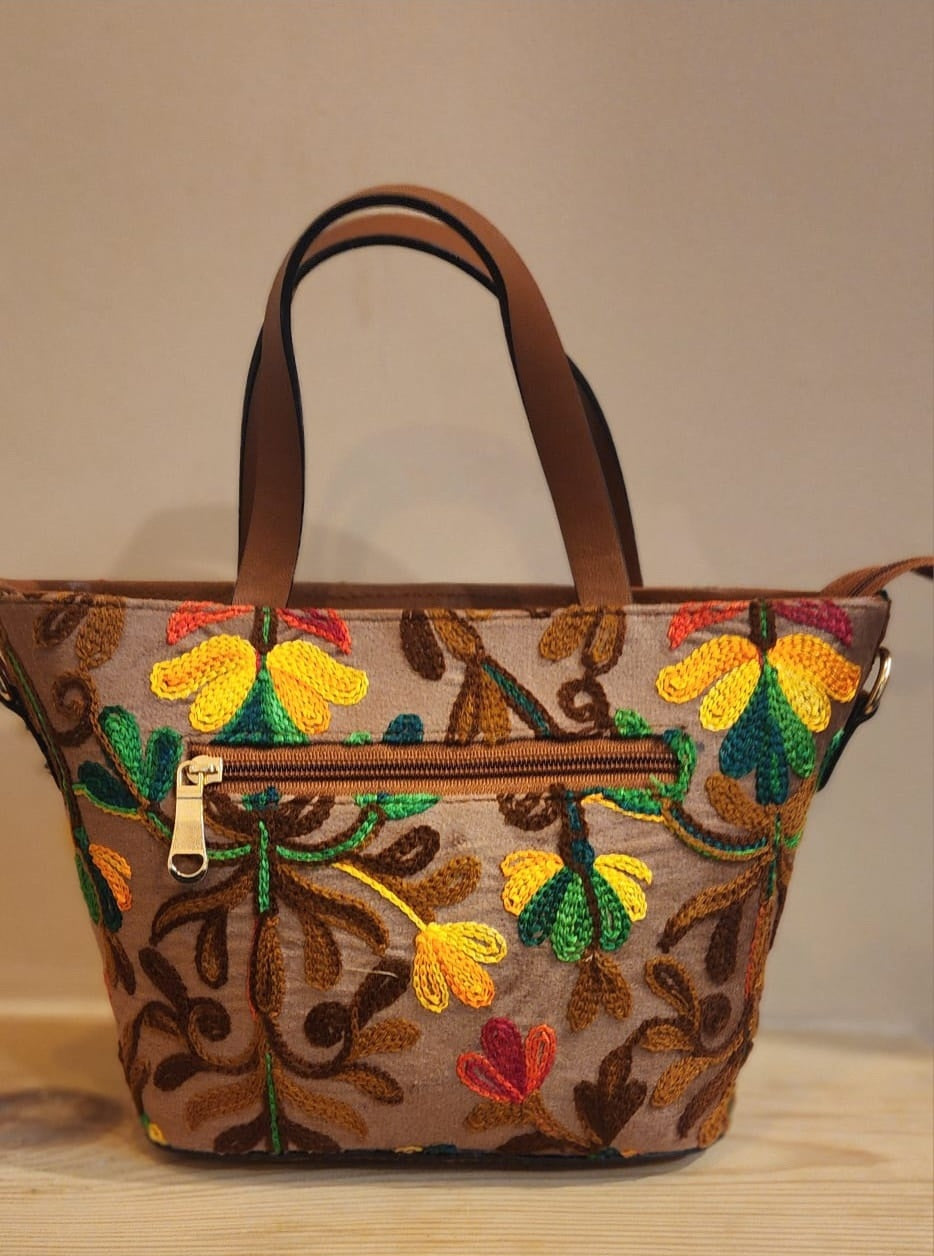 Pashmina style embroidery Bucket