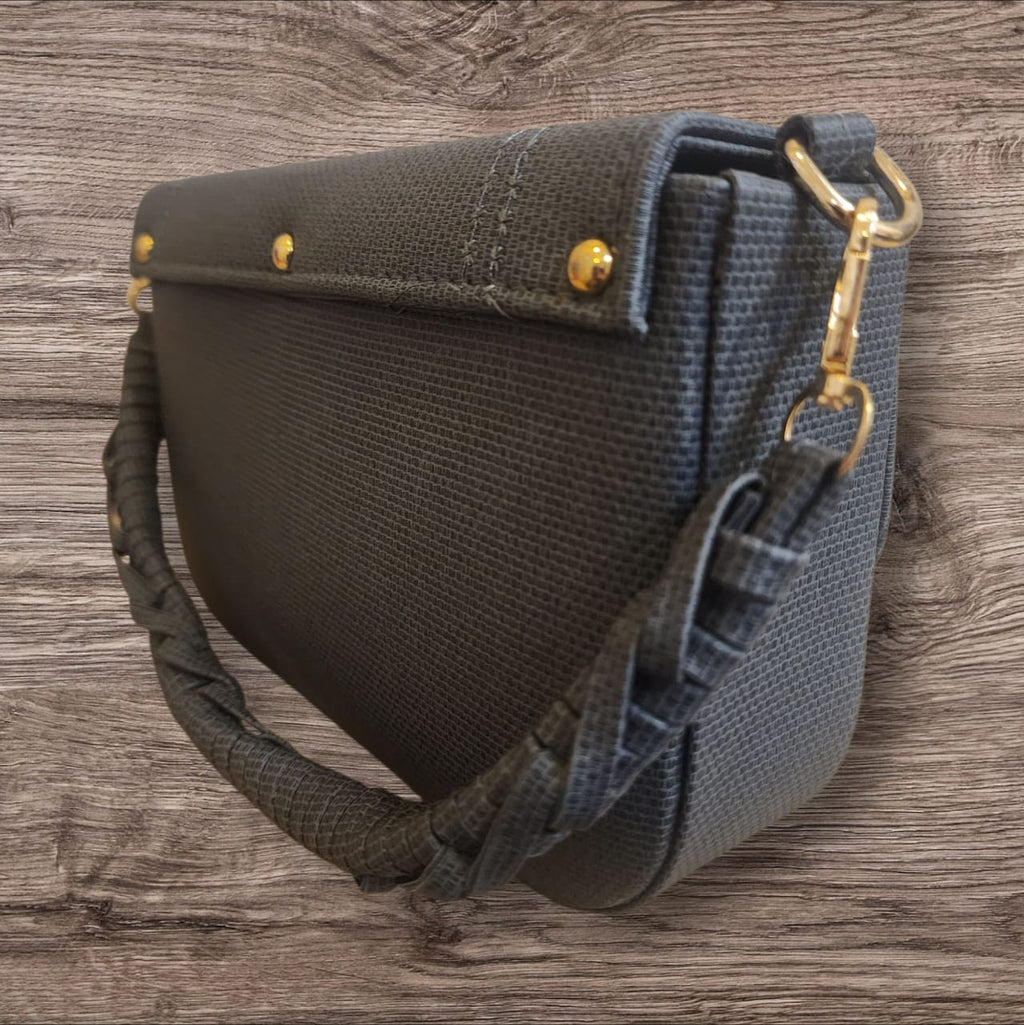 Jute Texture Handbag with rope design handle