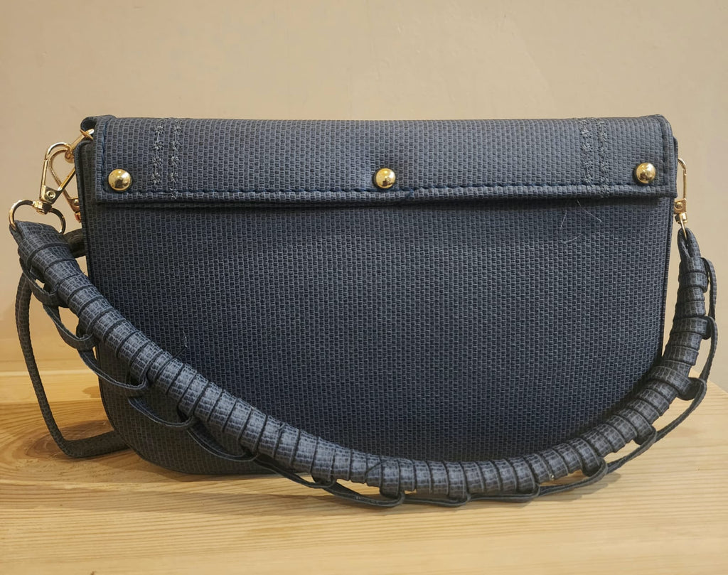 Jute Texture Handbag with rope design handle