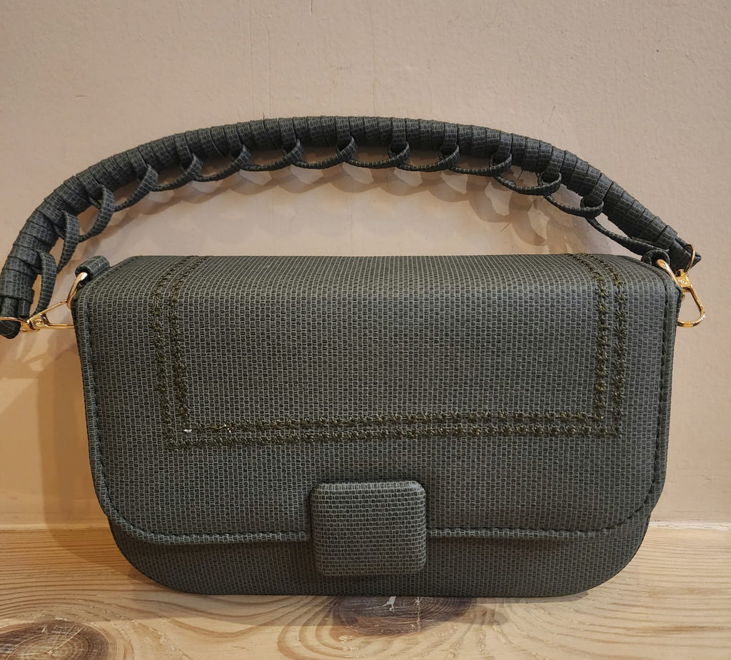 Jute Texture Handbag with rope design handle