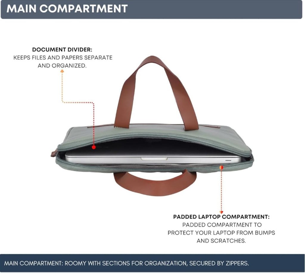 Vegan Leather Laptop Sleeve / bag in pastel Shades