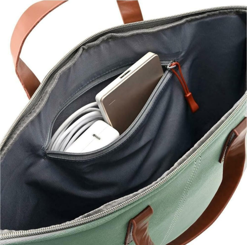 Vegan Leather Laptop Sleeve / bag in pastel Shades