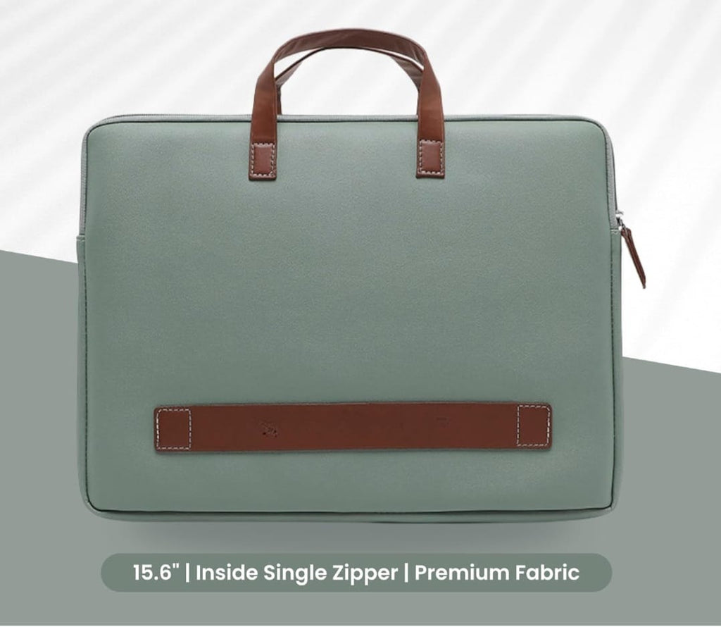 Vegan Leather Laptop Sleeve / bag in pastel Shades