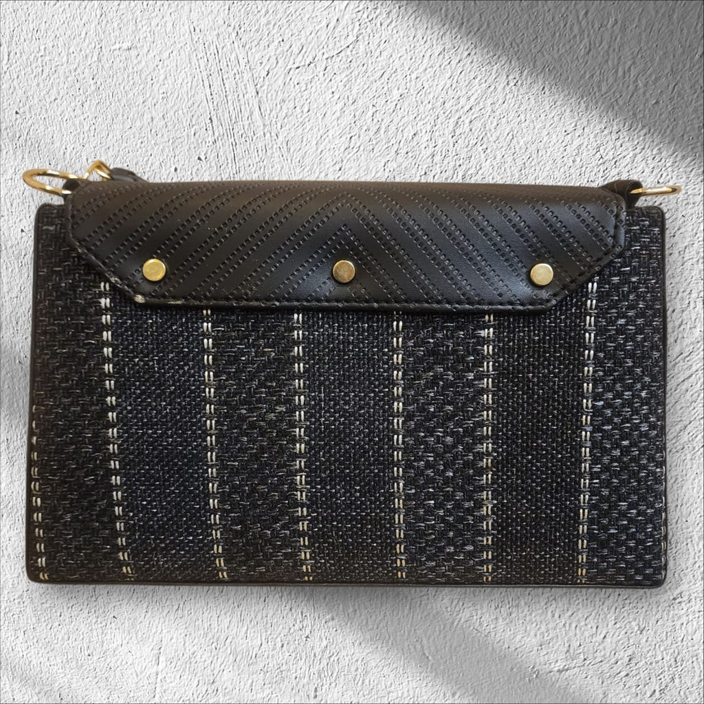 Designer Matty in Stripes with Gold Chain and accessories