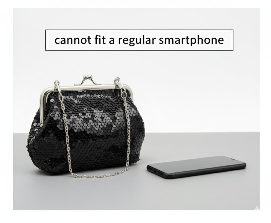 Mini Sequins Party Clutch