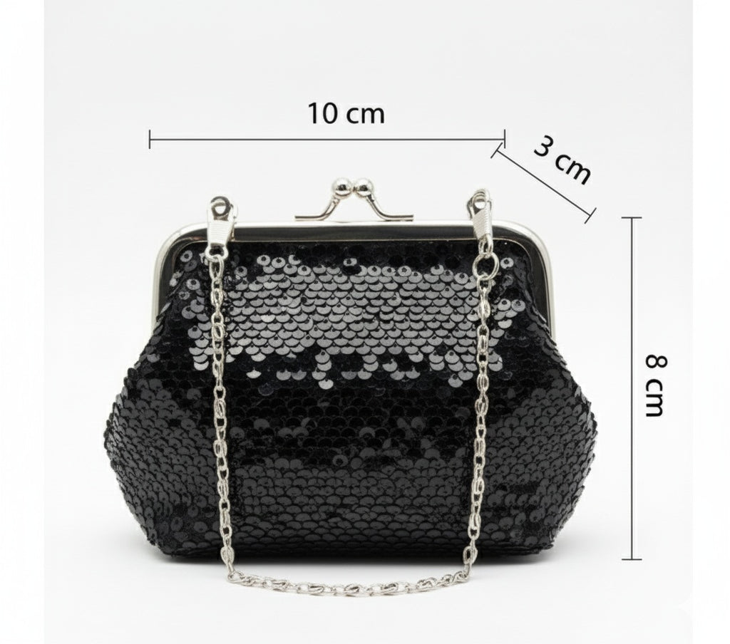 Mini Sequins Party Clutch