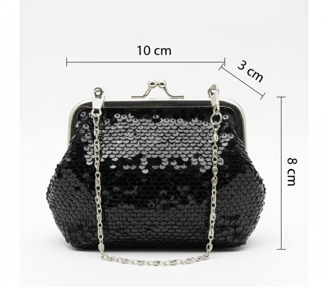 Mini Sequins Party Clutch