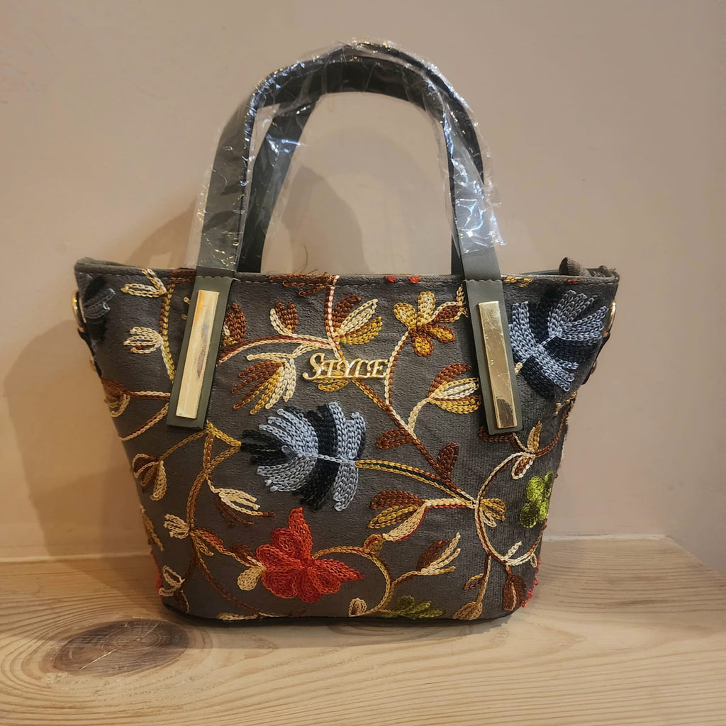 Pashmina style embroidery Bucket