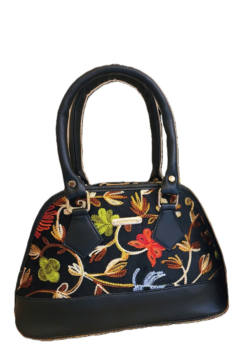 Pashmina style embroidered Satchel