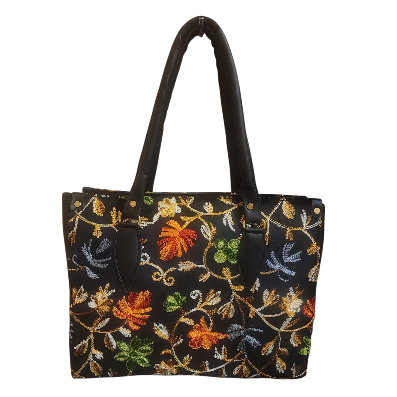 Large Pashmina Style Embroidery Tote