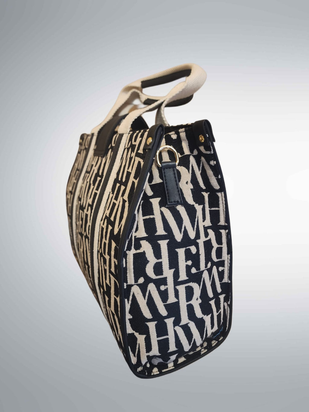 Extra Premium Large Tote - with leather trim handles, Fits 17" Laptop size