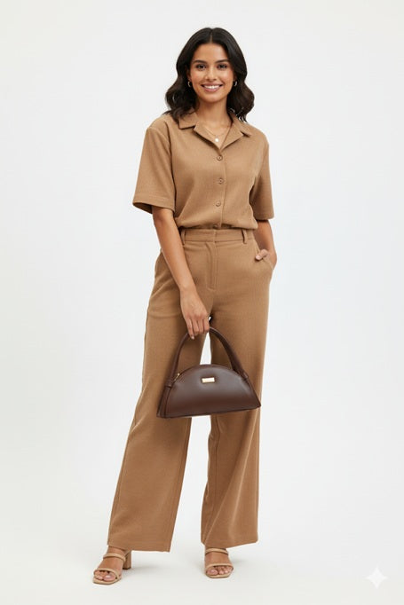 Semicircled shape Soft PU Purse Vintage style