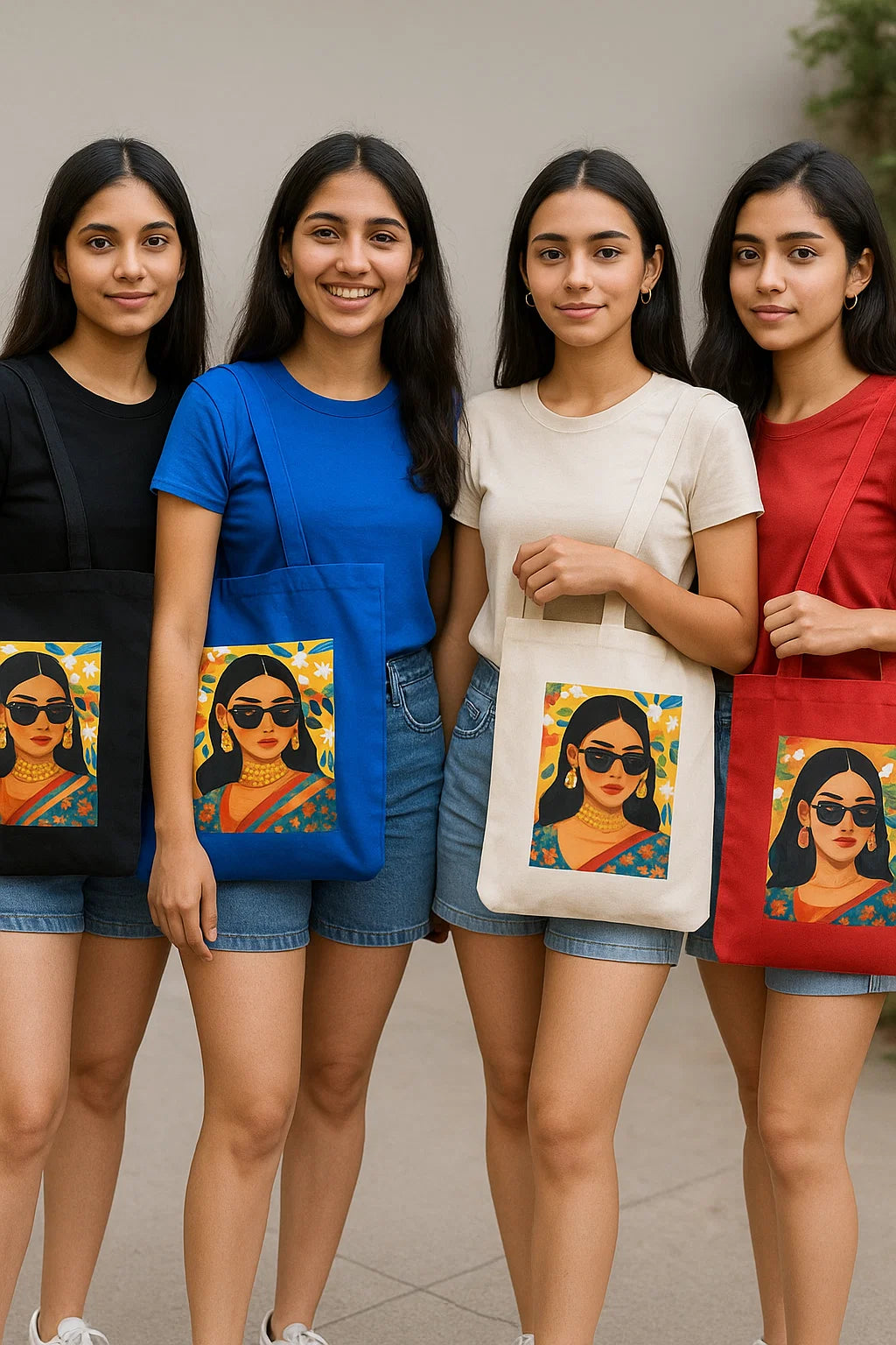 Quirky Canvas Tote Bags