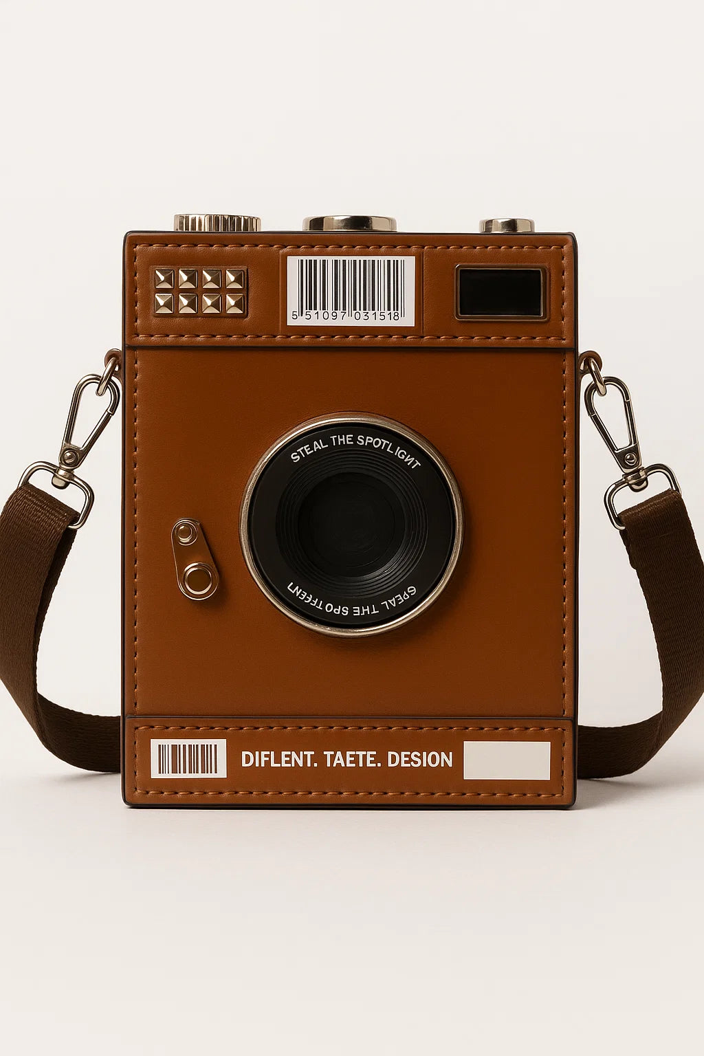 Vintage camera Handbag (Brown)