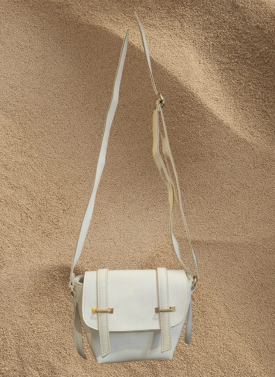 Croco vintage style Mini Sling Bag