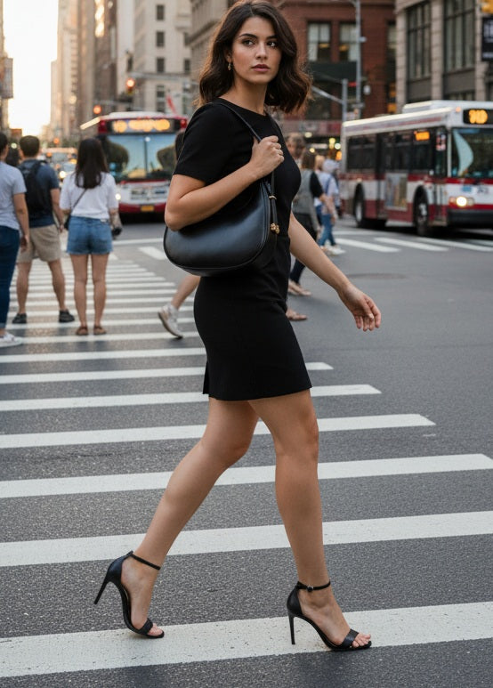 Half Moon Hobo style Ladies handbag