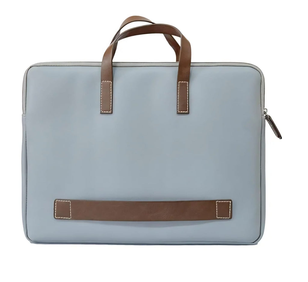Vegan Leather Laptop Sleeve / bag in pastel Shades