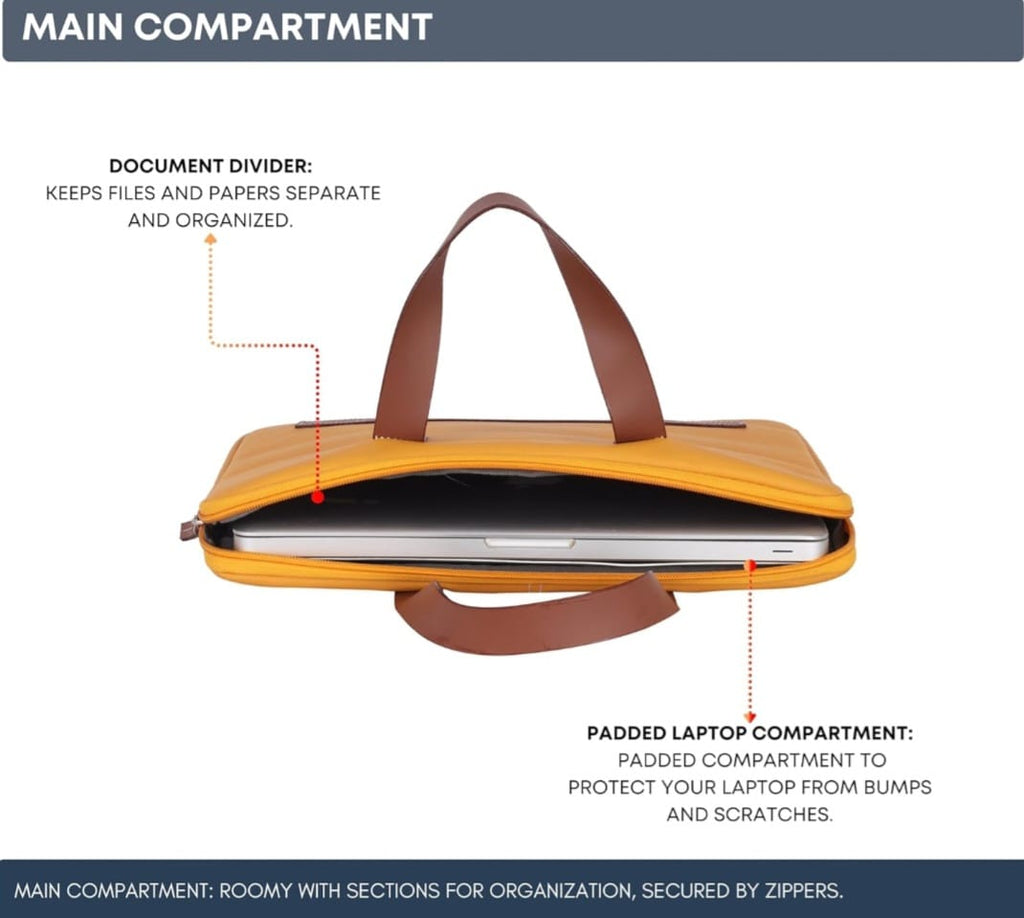 Vegan Leather Laptop Sleeve / bag in pastel Shades