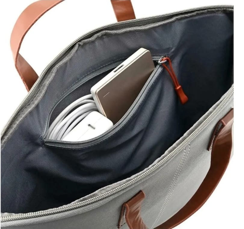 Vegan Leather Laptop Sleeve / bag in pastel Shades