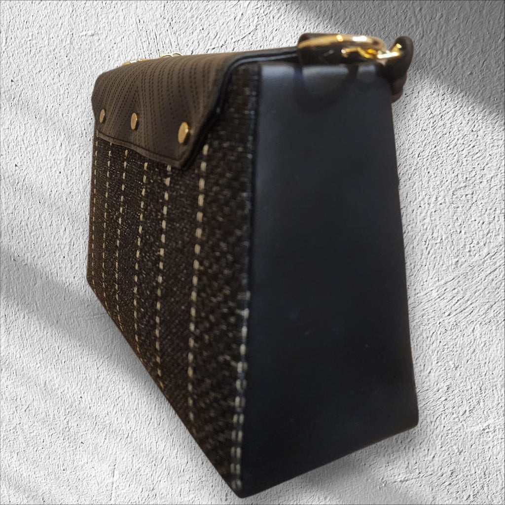 Designer Matty in Stripes with Gold Chain and accessories