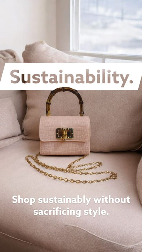 Mini Silicon bags with Wooden frame handles