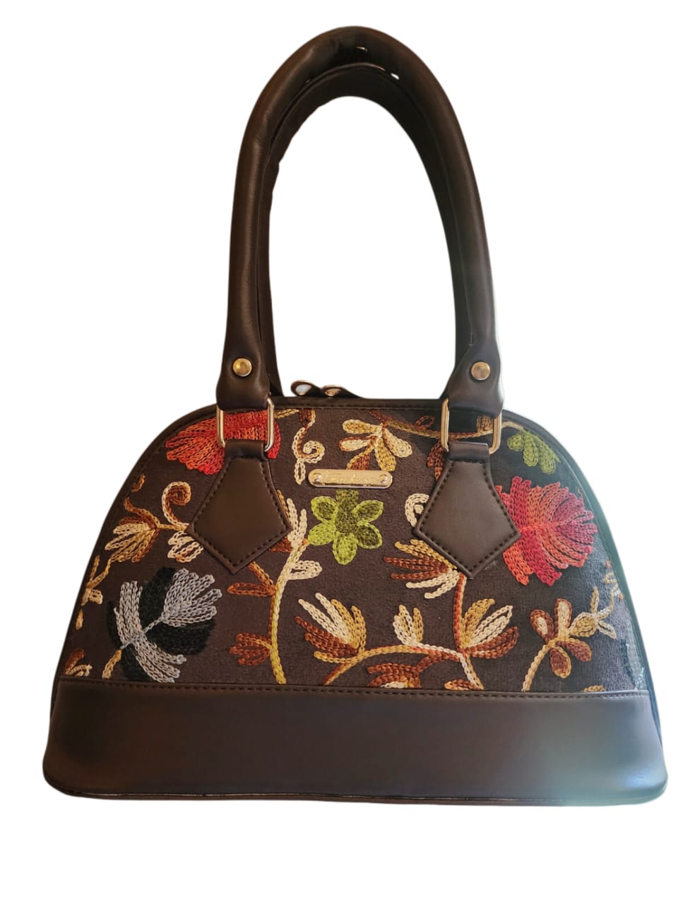 Pashmina style embroidered Satchel