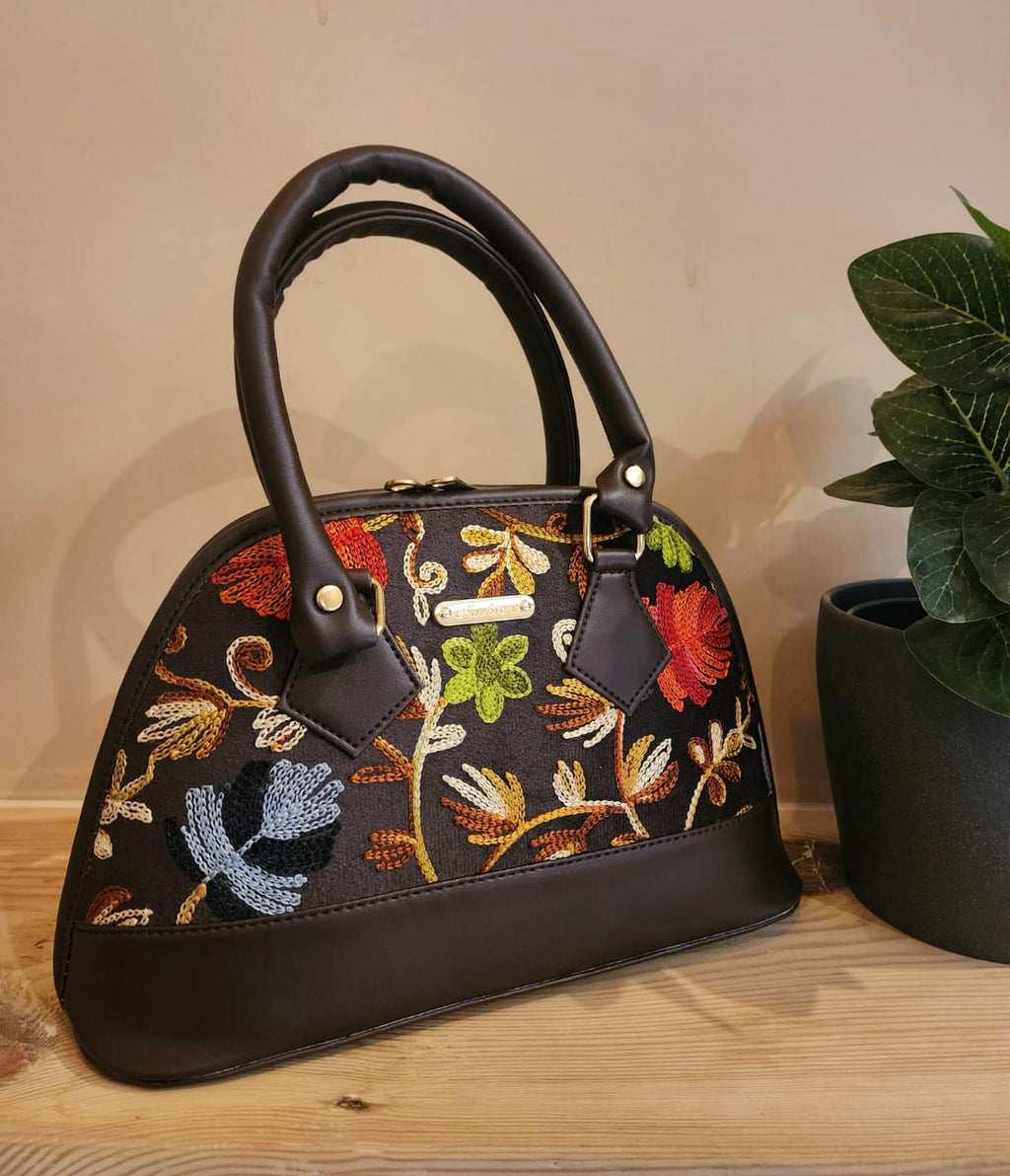 Pashmina style embroidered Satchel