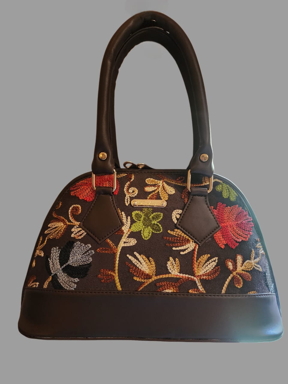 Pashmina style embroidered Satchel
