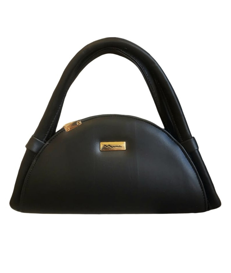 Semicircled shape Soft PU Purse Vintage style