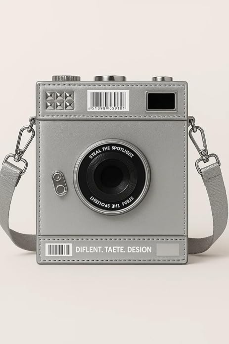 Vintage camera Handbag (Brown)