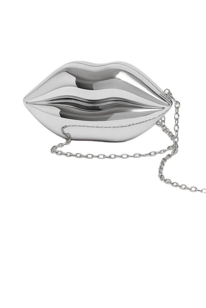 Designer Golden lips Sling bag